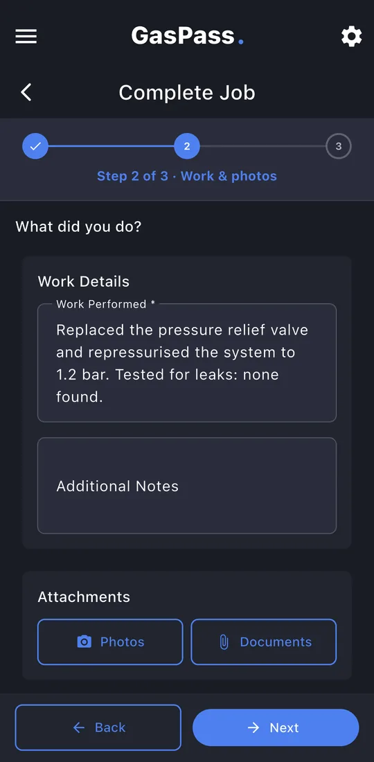 Complete: what you did