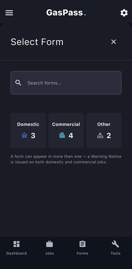 Start the form