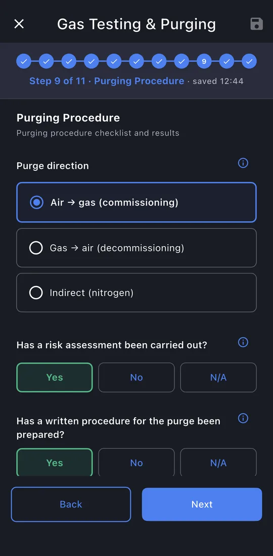 Purging