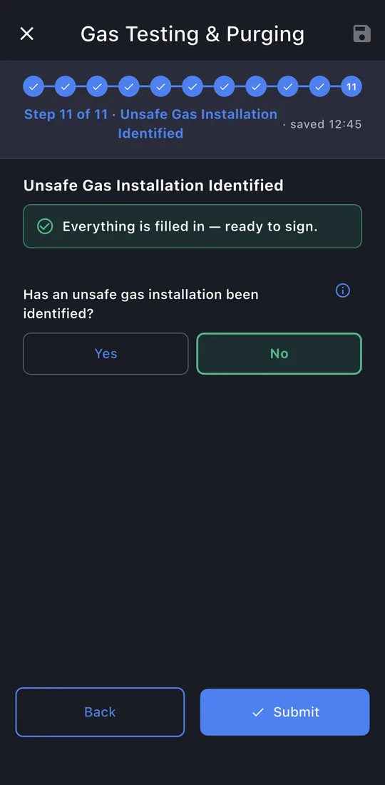 Unsafe installation