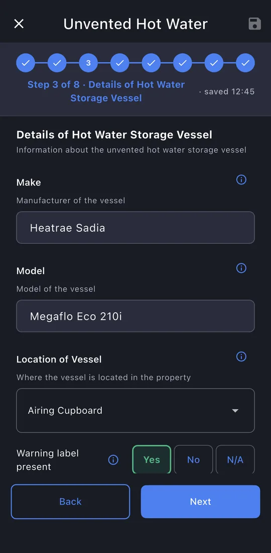 The vessel