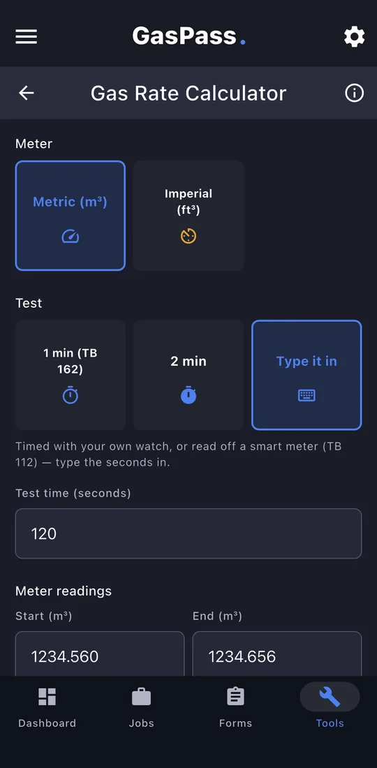 Type it in