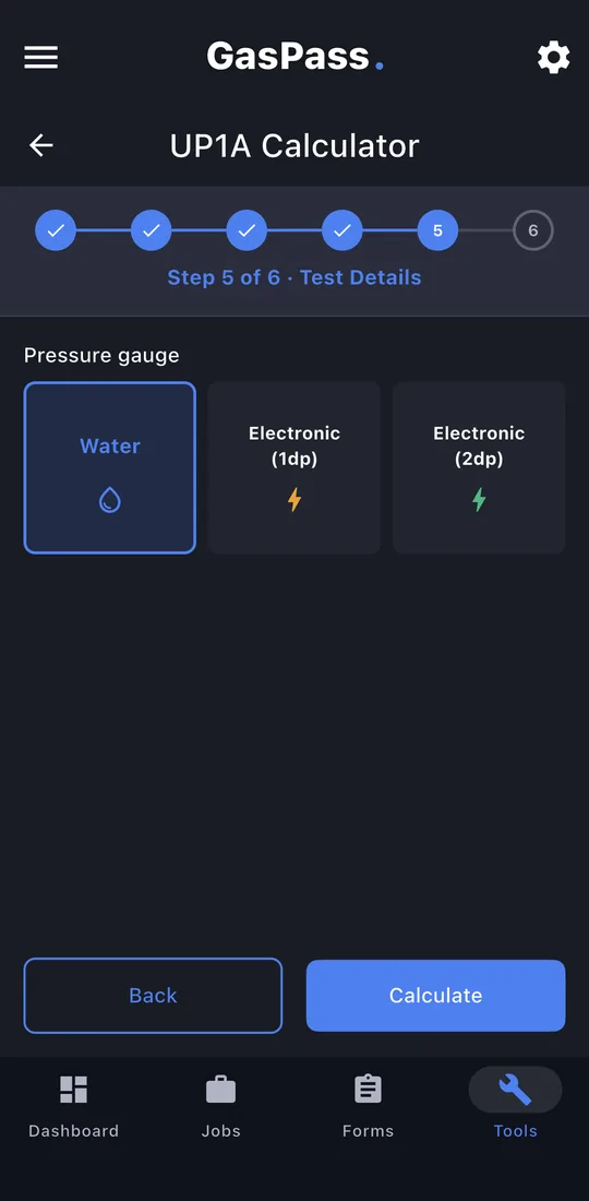 Test details