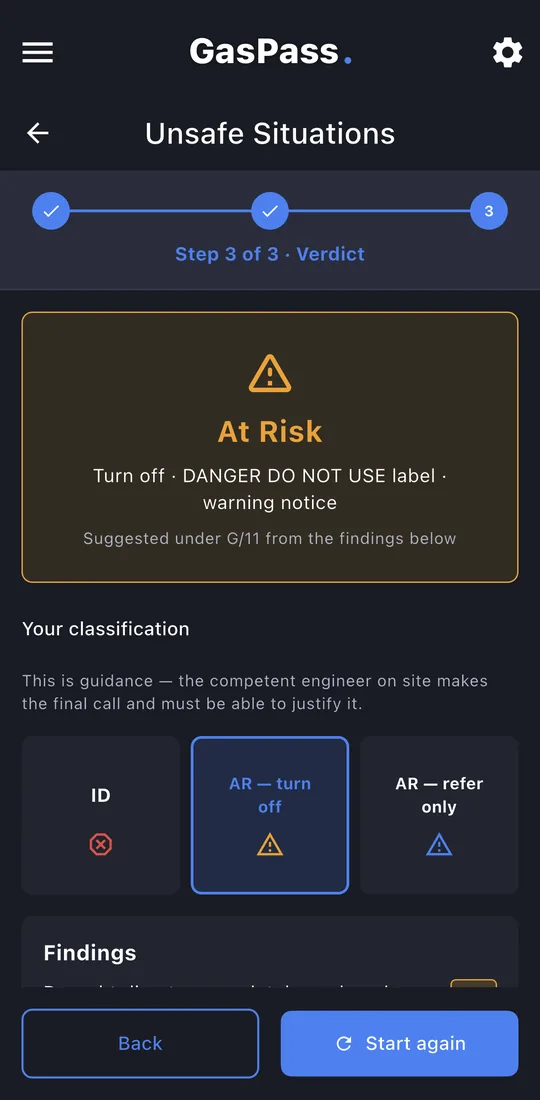 The classification