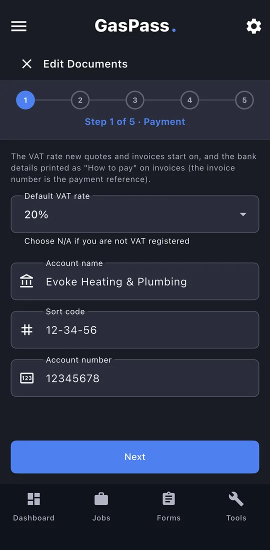 VAT and payment
