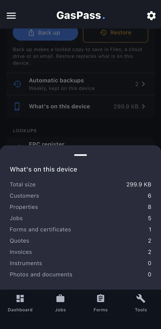 What's on this device
