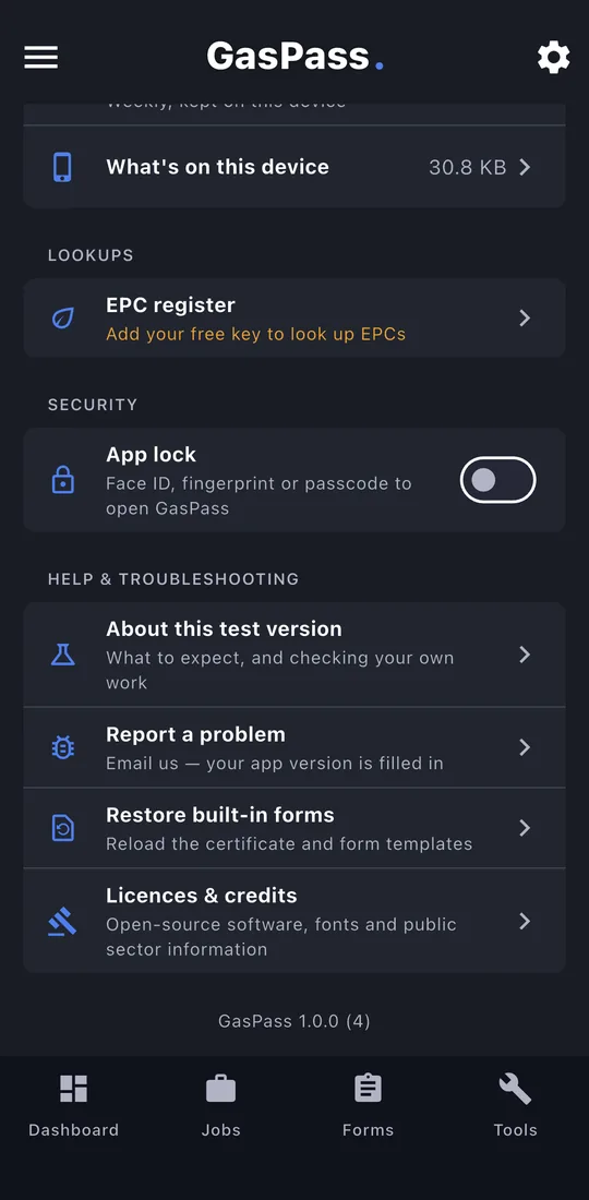 App lock